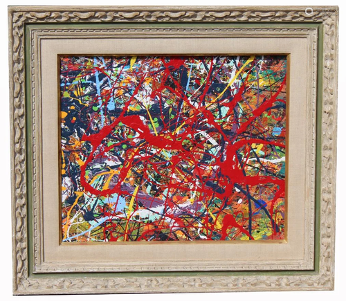 Abstract Expressionist Painting, Heydenryk Frame