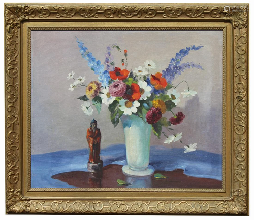 Allen, Still Life Painting of Bouquet of Flowers