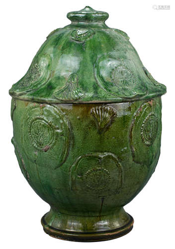 A Fine Large Chinese Song Dynasty Glazed Buddhist Jar with Oxford TL Test