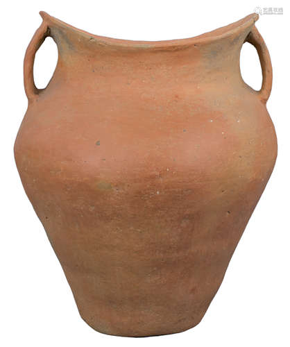 A Large Chinese Neolithic Red Pottery Jar - Siwa Culture (c. 1350 BC)