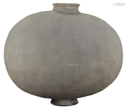 An Exceptionally LARGE Early Chinese Pottery Cocoon Jar with Oxford TL Test – Han Dynasty or Earlier