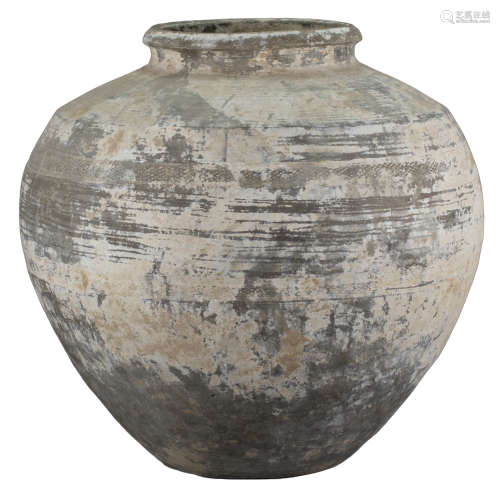 A LARGE Chinese Warring States Impressed Pottery Jar with Oxford TL Test (475 - 221 BC)