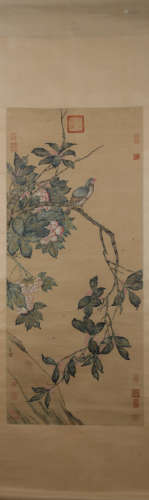 Song dynasty Lin chun's flower&bird painting