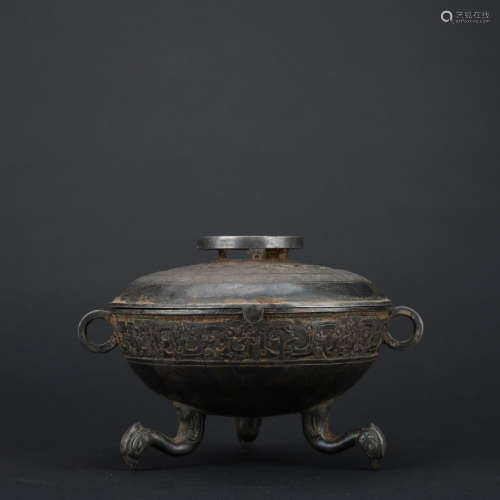 Qing dynasty silver pot 1*set