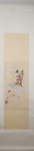 Qing dynasty Wang shuhui's figure painting