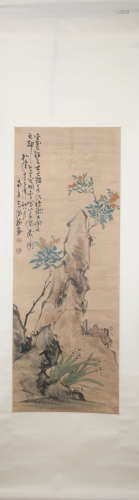 Qing dynasty Gao fenghan's flower painting