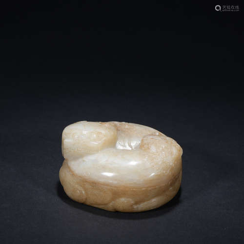 Qing dynasty jade writing-brush washer