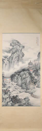 Modern Chen shaomei's landscape painting
