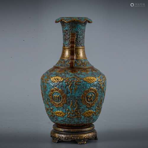 Qing Dynasty Bronze Amphora