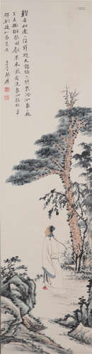 CHINESE PAINTING OF SCHOLAR'S UNDER THE PINES TREE