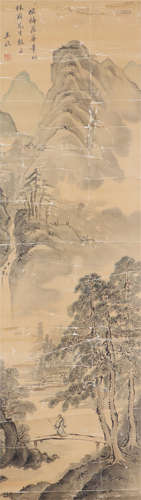 CHINESE LANDSCAPE PAINTING OF WANG JIU