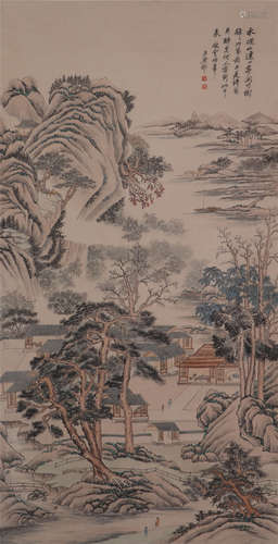 CHINESE LANDSCAPE PAINTING OF WANG YUANQI