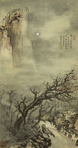 CHINESE PAINTING OF MOUNTAIN VIEWS