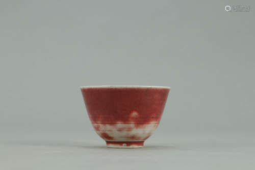 A Chinese PeachBloom-Glazed Bowl
