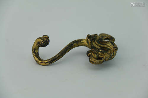 A Chinese Gilt-Bronze Ornaments