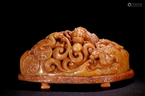 A Chinese Tianhuang Stone Ornament