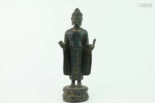 A Chinese Bronze Statue of Buddha