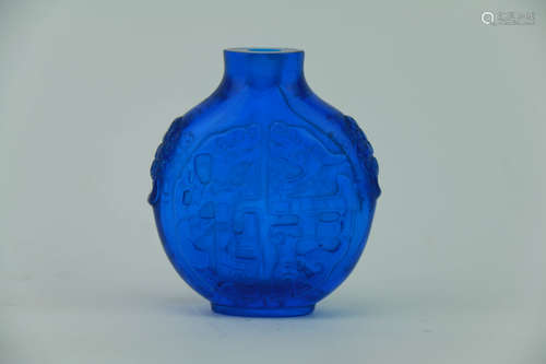 A Chinese Glassware Snuff Bottle