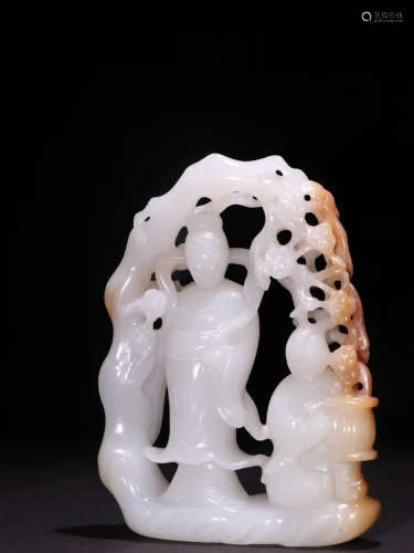 A Chinese Hetian Jade Ornament