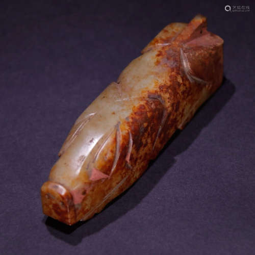 A Chinese  Pig Jade Ornament