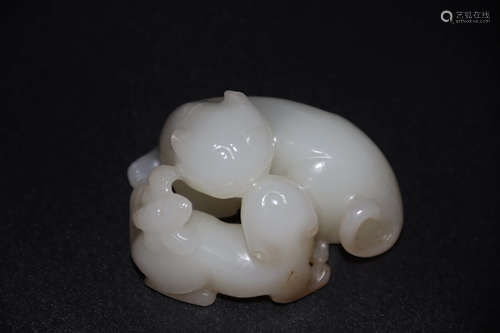 A Chinese Hetian Jade Ornament