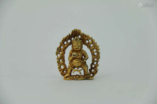 A Chinese Gilt-Bronze Figure of Buddha