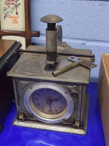 Table top time recorder by The National Time Recorder Co Ltd, Aquinas Street and Stamford Street,