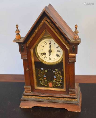 Late 19th century Cathedral style mantel clock