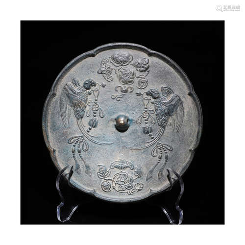 A Chinese Bronze Mirror