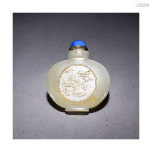 A Chinese Jade Snuff Bottle