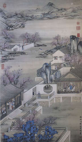 A Chinese Painting, Lang Shining Mark