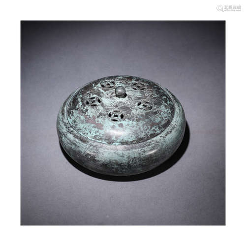 A Chinese Bronze Incense Burner