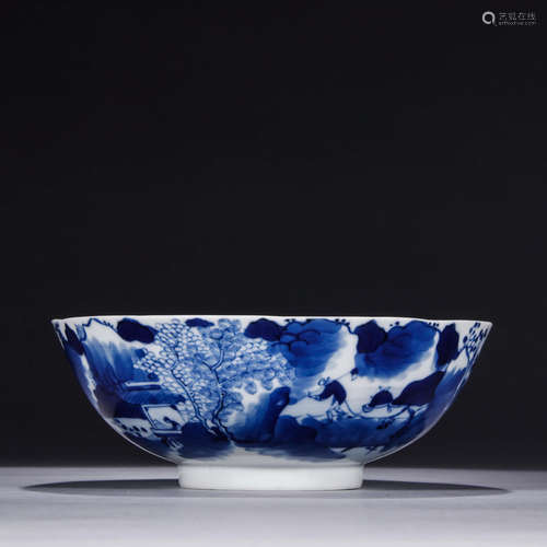 A Chinese Blue and White Porcelain Bowl