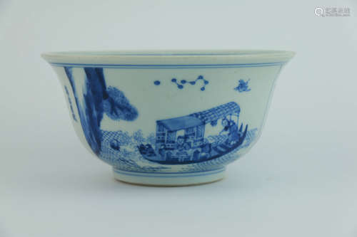 A Chinese Blue and White Porcelain Bowl