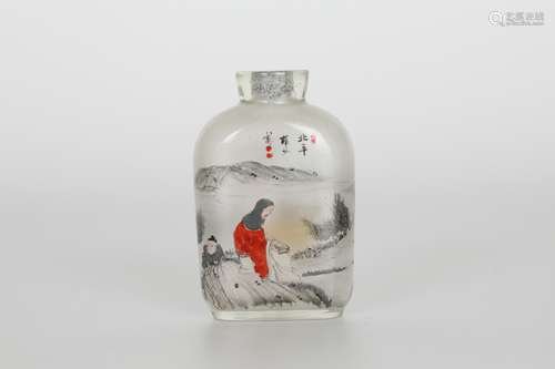 Xue Shaofu Glass Snuff Bottle