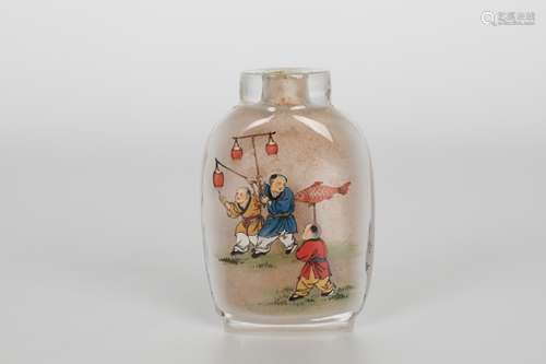 Ma Shaoxian Glass Snuff Bottle