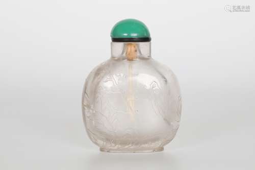 Crystal snuff bottle