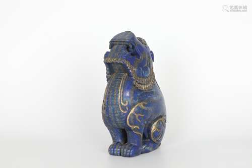 18th century lapis lazuli animal