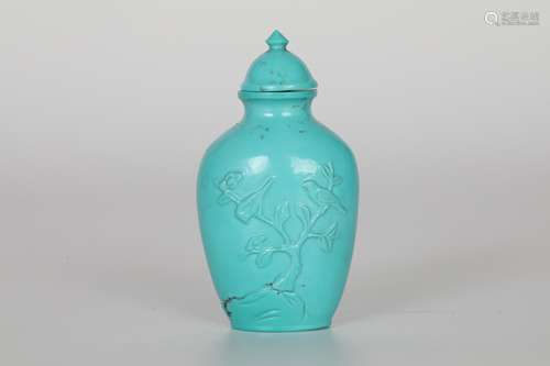 Turquoise snuff bottle