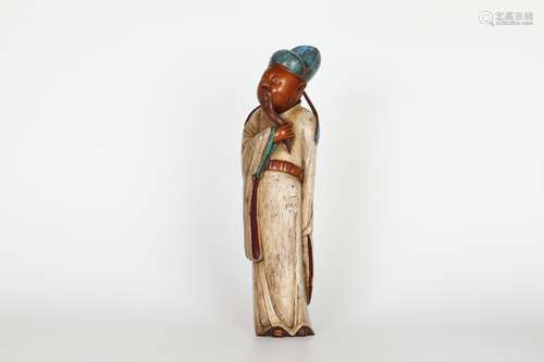 19th century boxwood figures