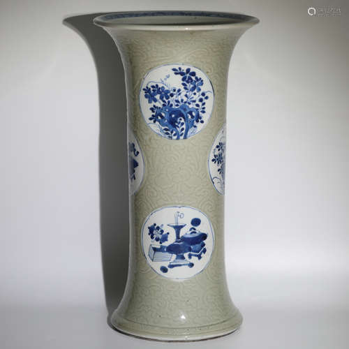 Kangxi blue and white Huagu