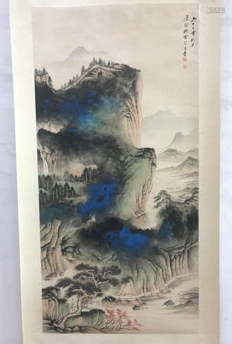 Zhang Daqian Landscape Map