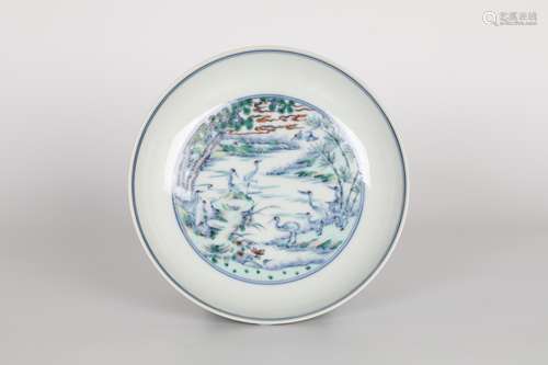 Yongzheng Doucai Plate