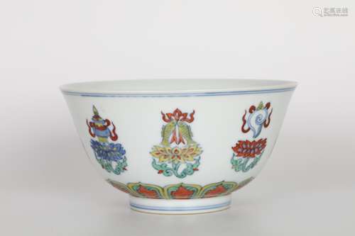 Chenghua Doucai Eight Treasure Cup