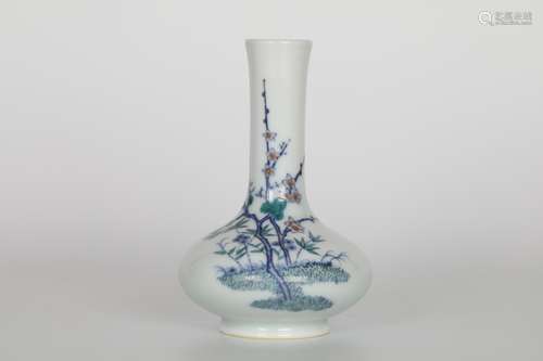 Yongzheng dou color vase