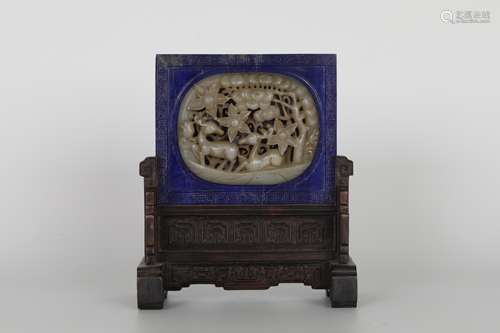 16th century ancient jade screen