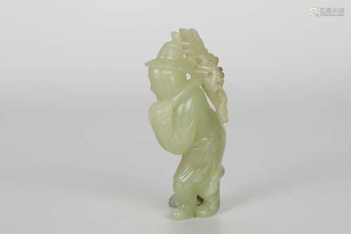 18th century Hetian jade old man