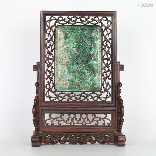 18th century Jadeite screen