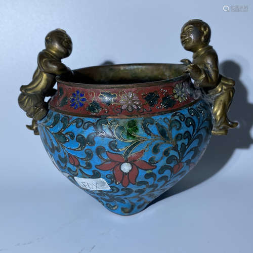 Ming  Cloisonne Incense Burner