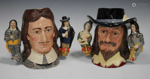 Two Royal Doulton limited edition character jugs, comprising Oliver Cromwell, D6968, No. 325 of